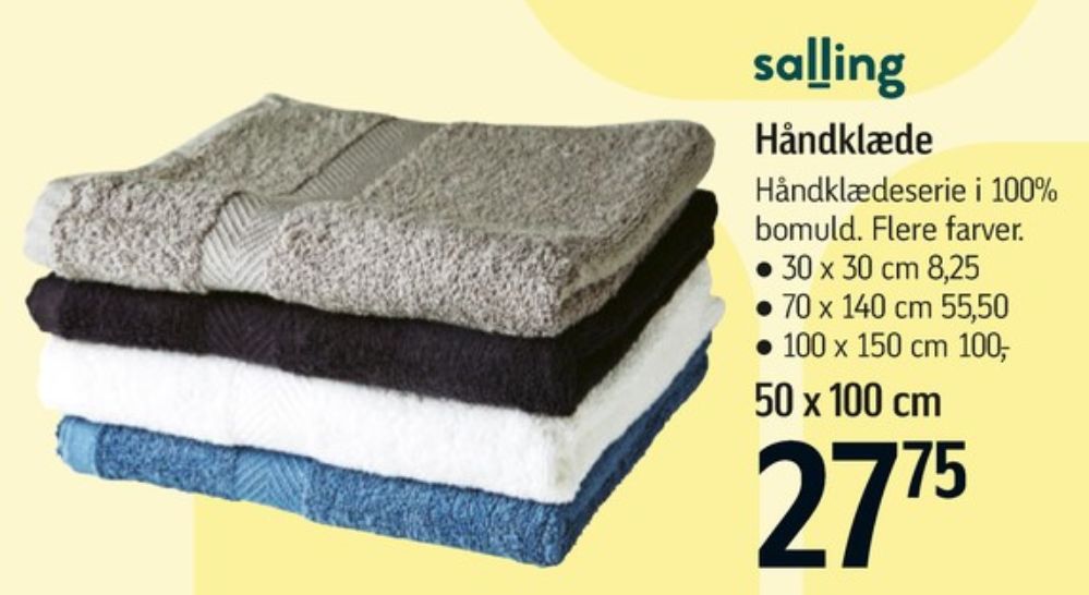 Salling, Håndklæde