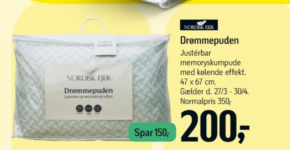 Nordisk Fjer, Hovedpude