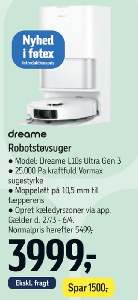 dreame, Robotstøvsuger