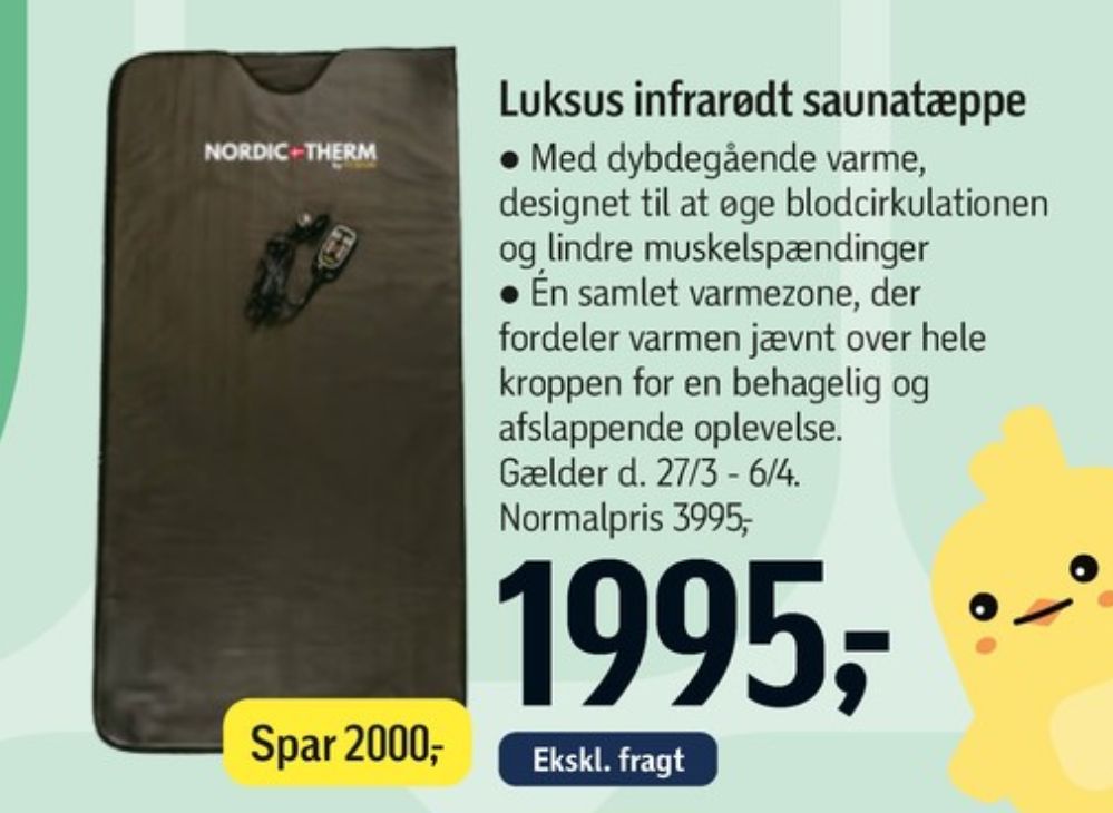 Nordic Therm, Saunatæppe