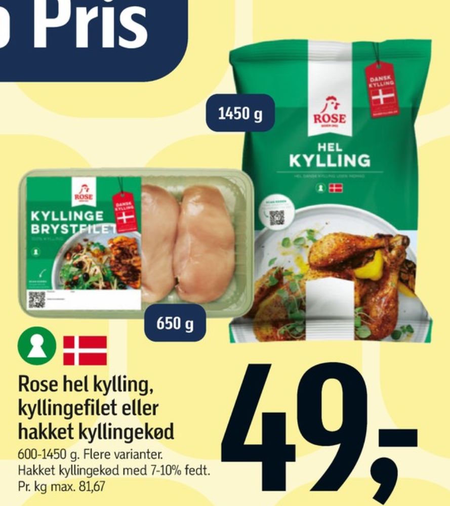 Rose, Kylling