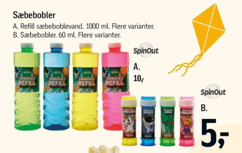 SpinOut, Sæbebobler