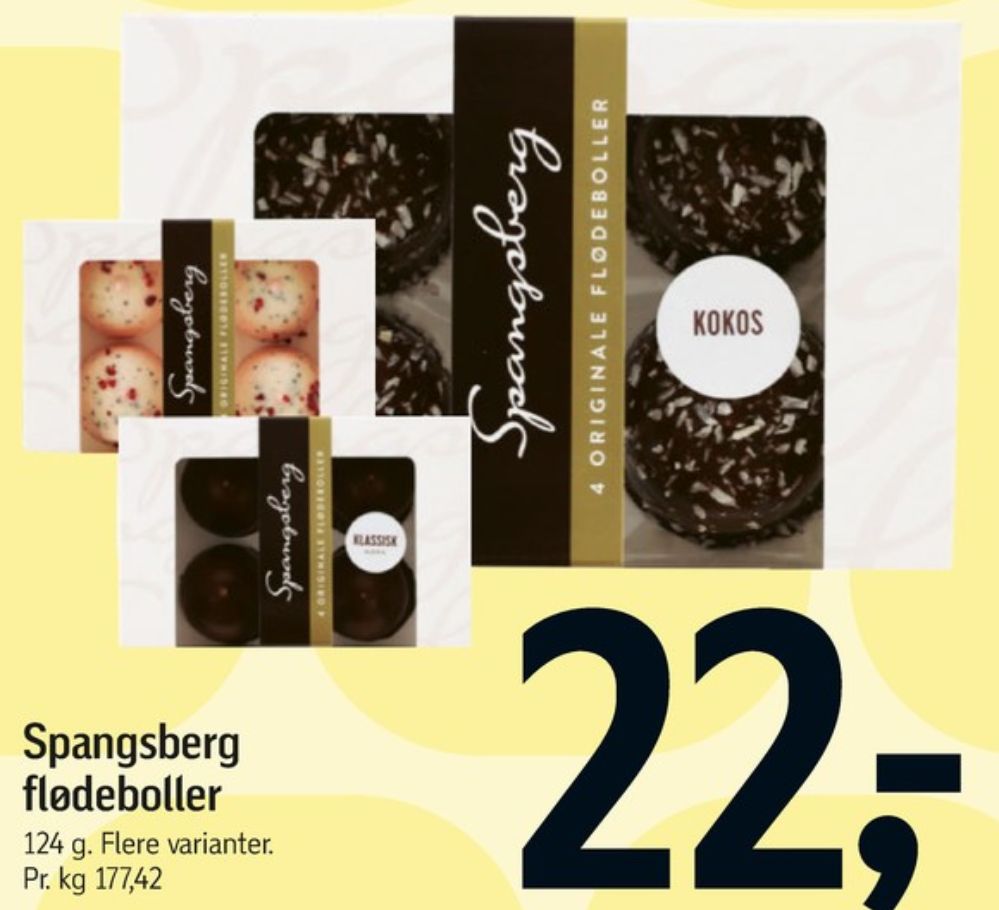 Spangsberg, Flødeboller Hindbær & Lakrids