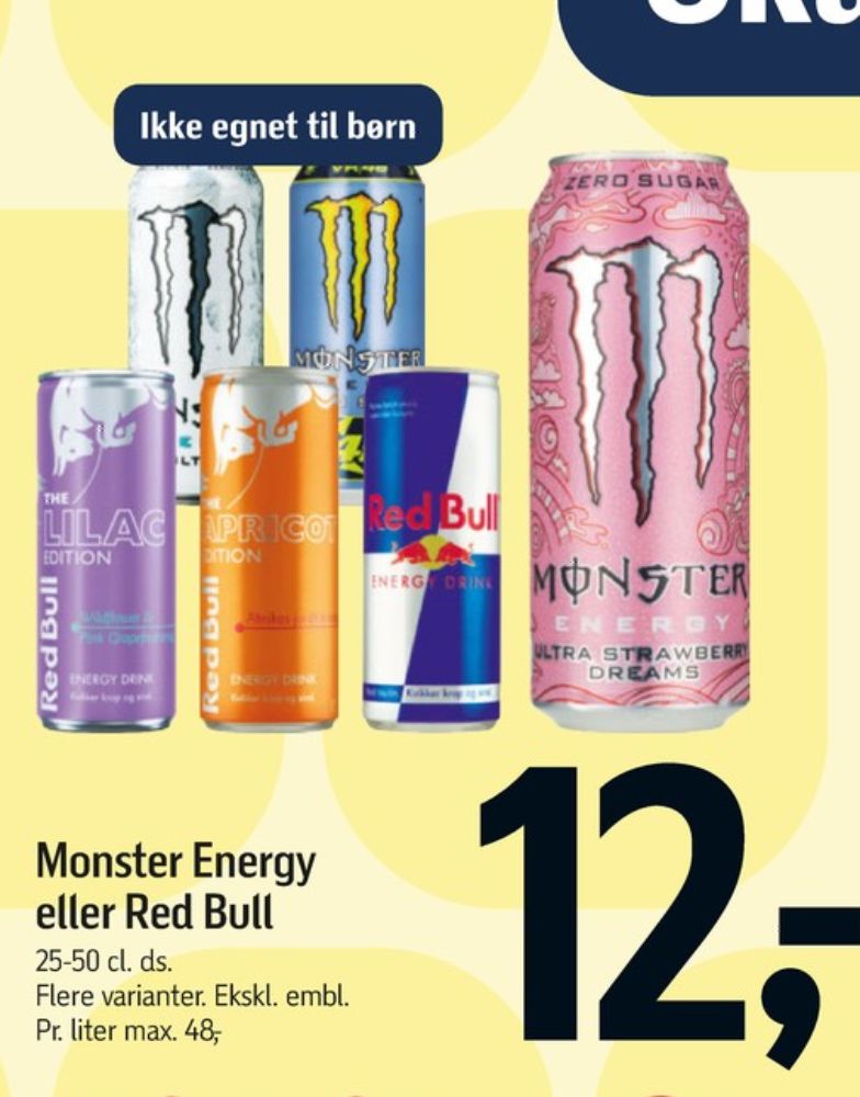Monster Ultra Energy, Energidrik
