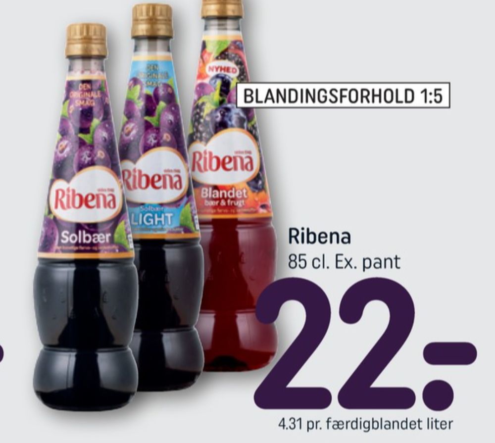 Ribena, Blandet Frugt & Bær