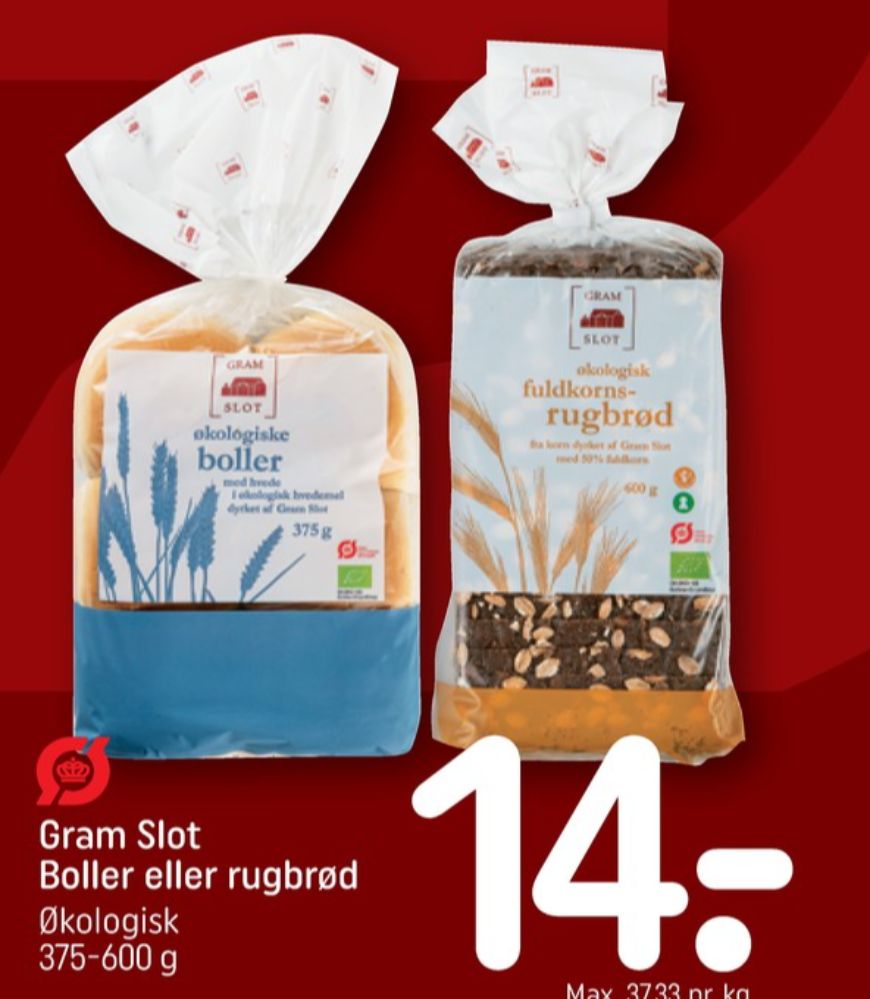 Gram Slot, Fuldkornsrugbrød