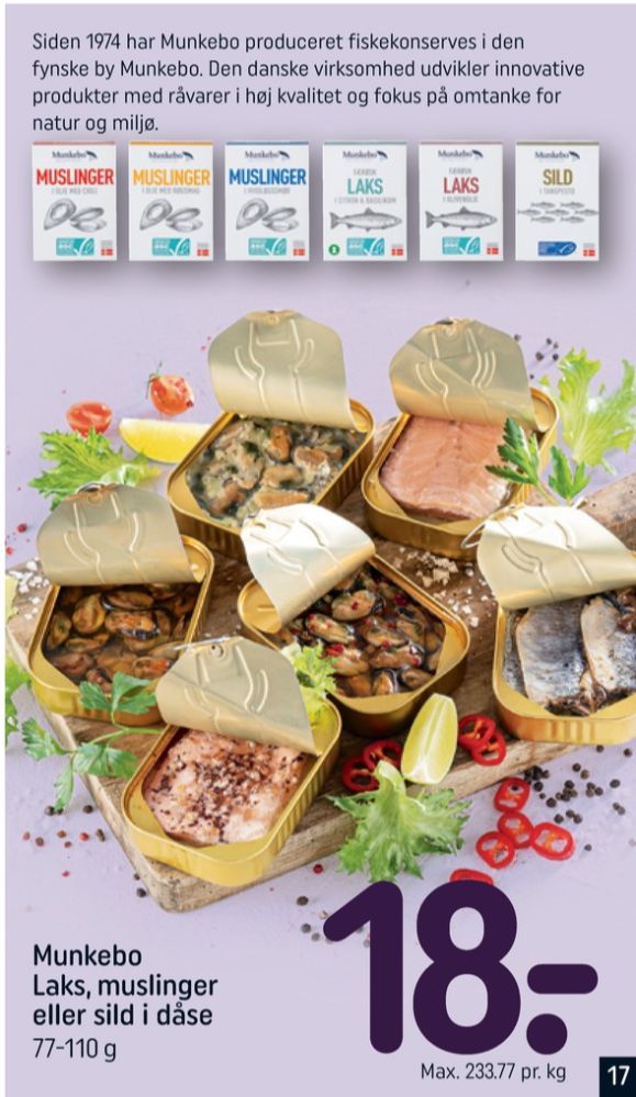 Munkebo, Færøsk Laks Citron & Basilikum