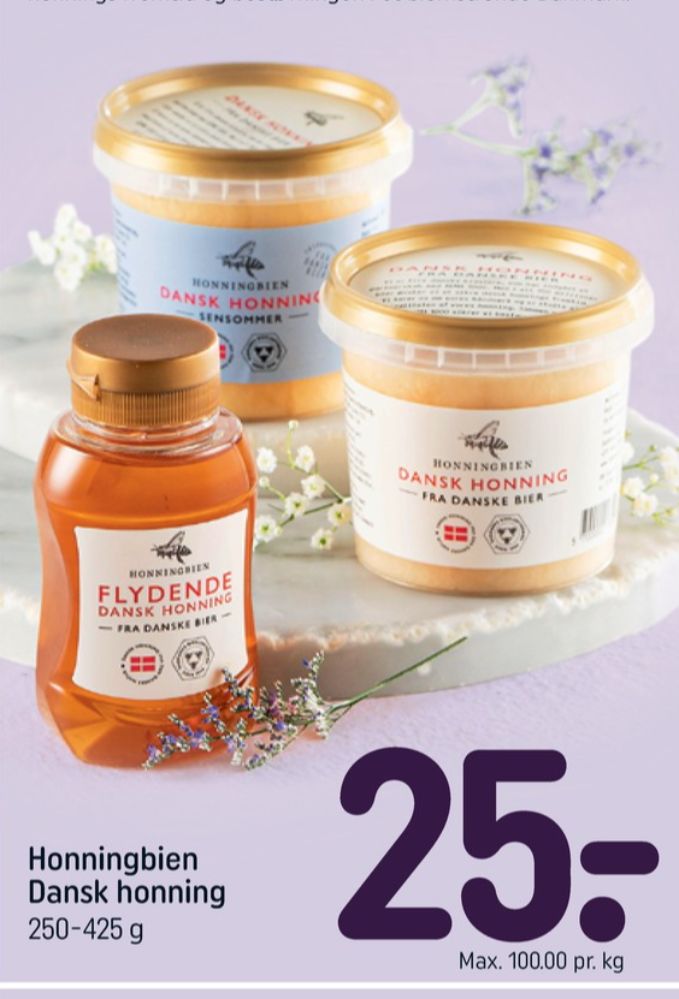 Honningbien, Honning