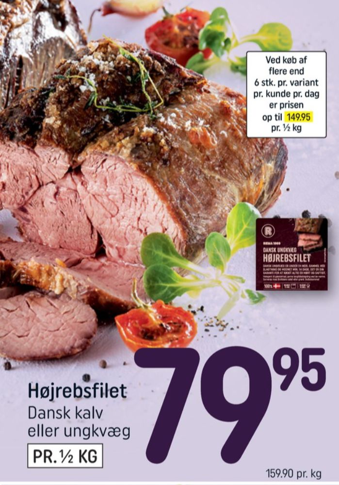 Rema 1000, Oksehøjreb