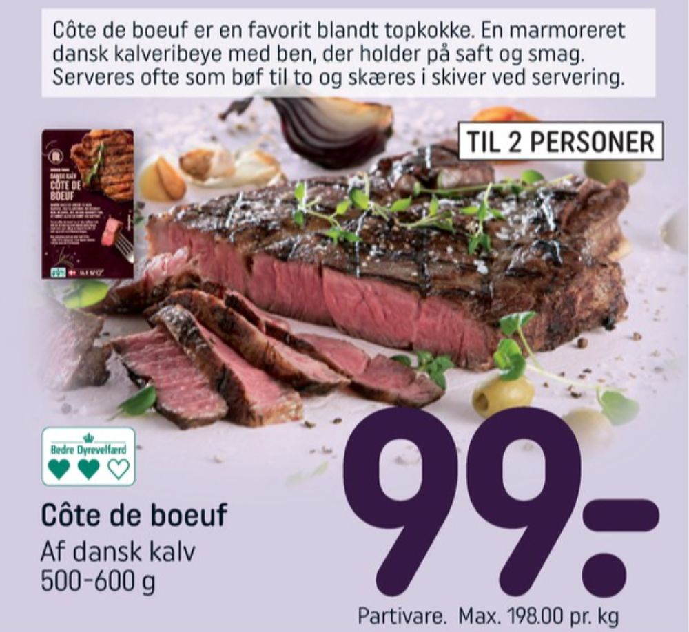 Rema 1000, Cote de Boeuf