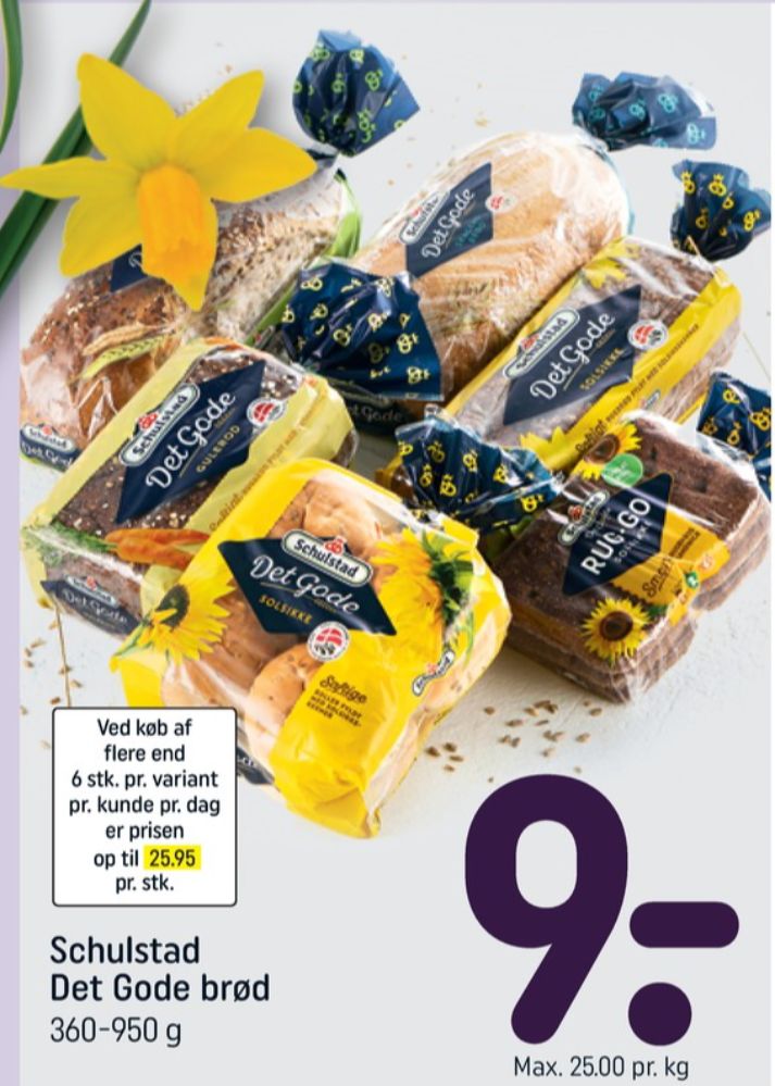 Schulstad Det Gode, Solsikkerugbrød