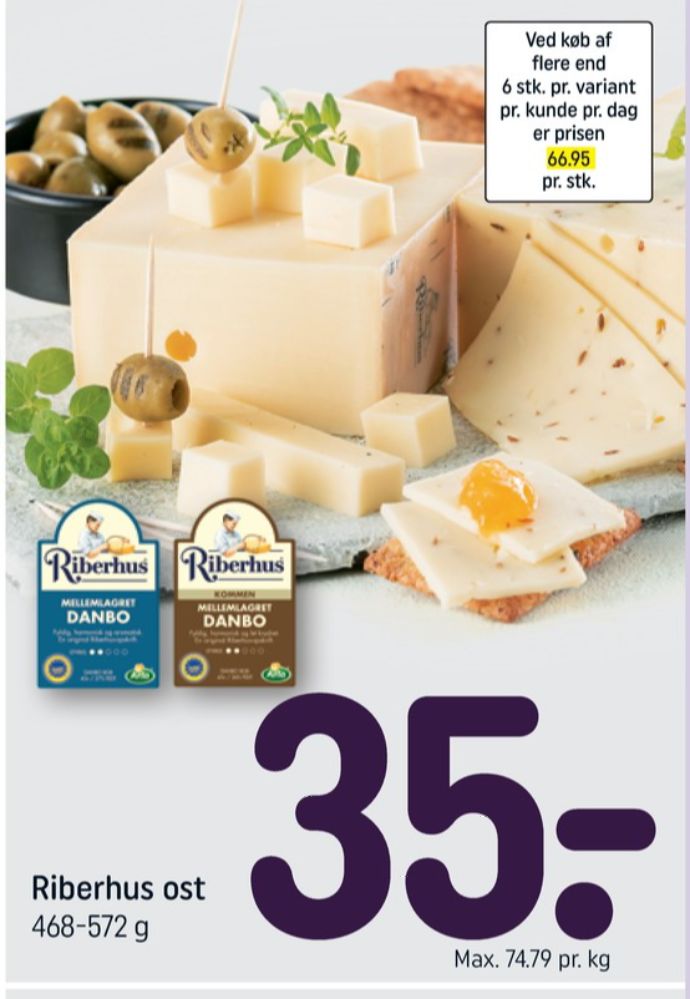 Riberhus, Skæreost Mellemlagret