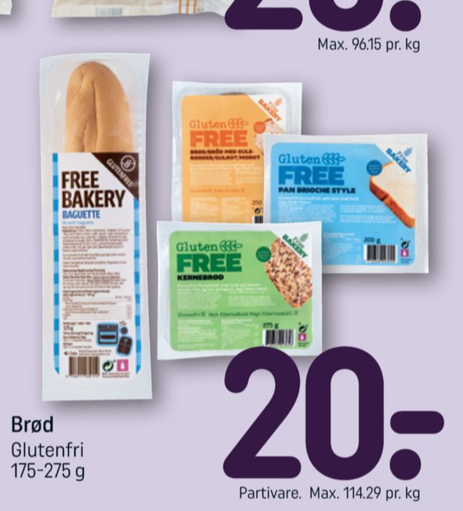 Free Bakery, Brød med Gulerødder