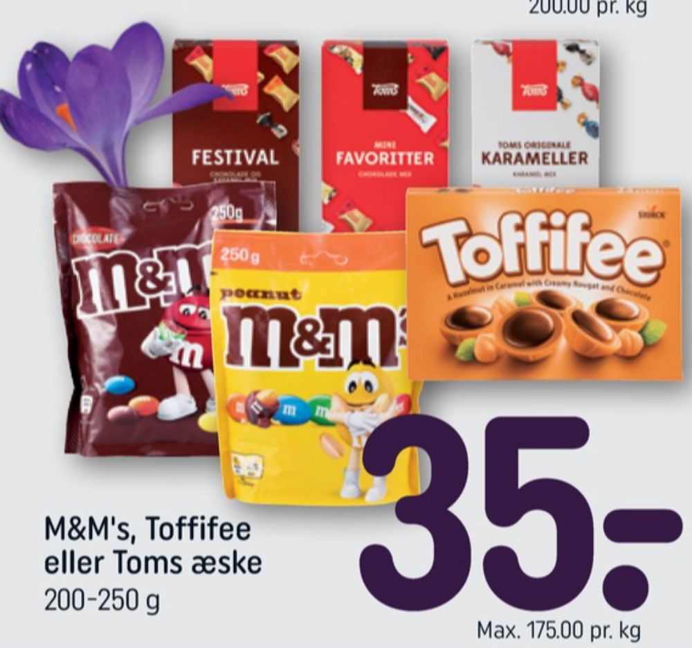 Toms Festival, Dessertchokolade