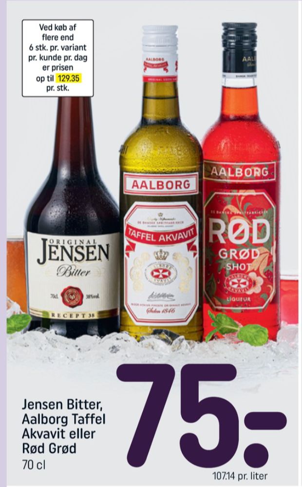 AAlborg Rød Grød, Shots