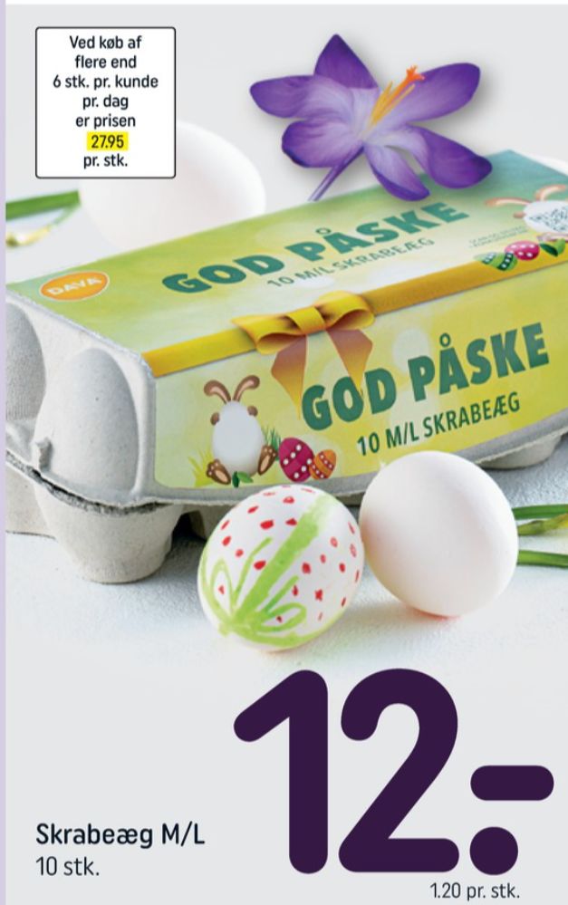 DAVA Foods, Skrabeæg M/L