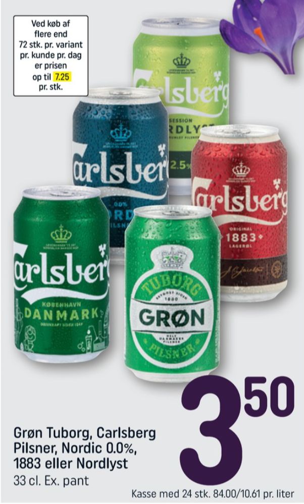 Carlsberg Nordic Pilsner, Øl - Alkoholfri