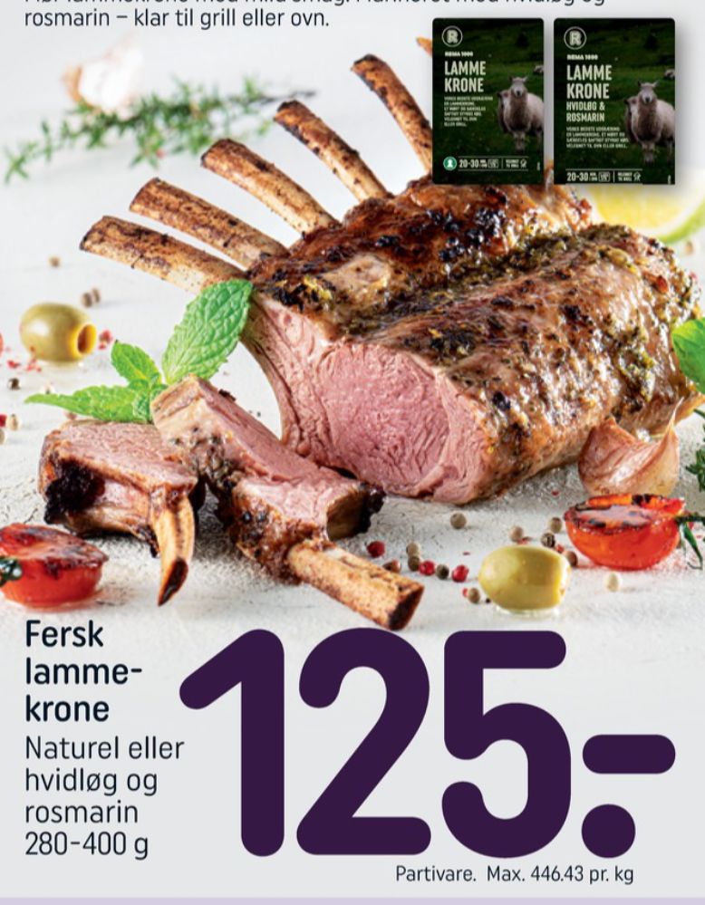 Rema 1000, Lammekrone