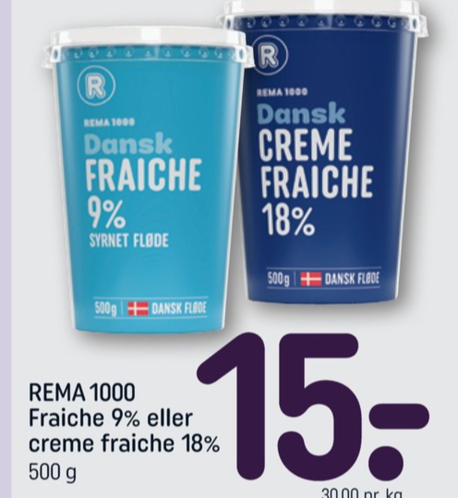 Rema 1000, Creme Fraiche 18%