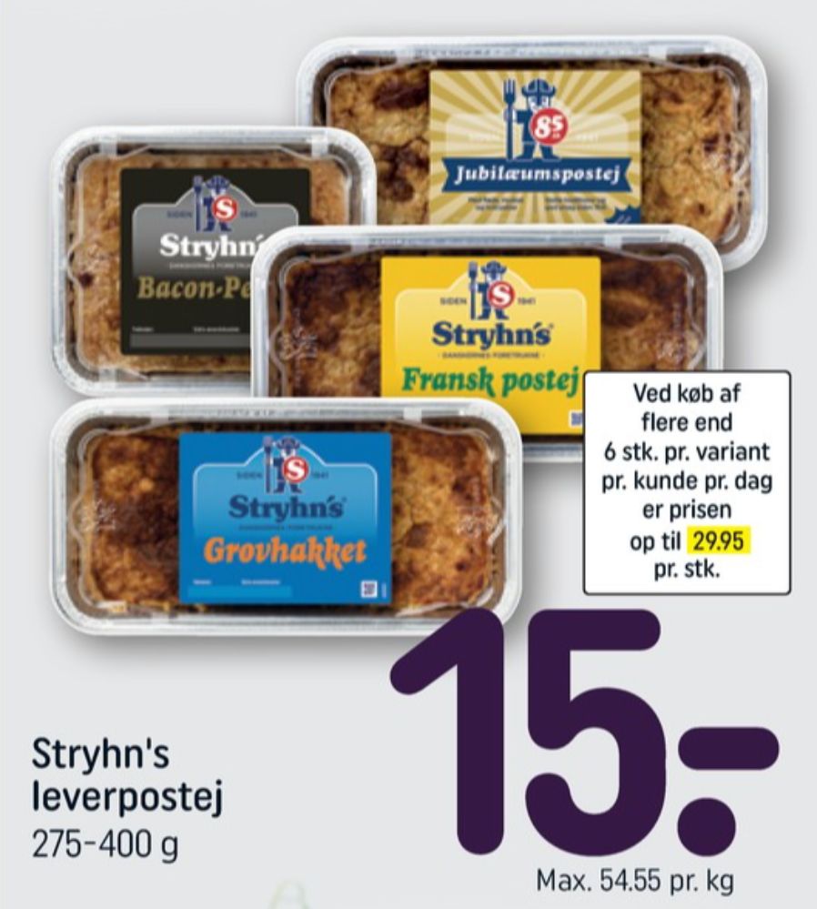 Stryhns Fransk Postej, Leverpostej