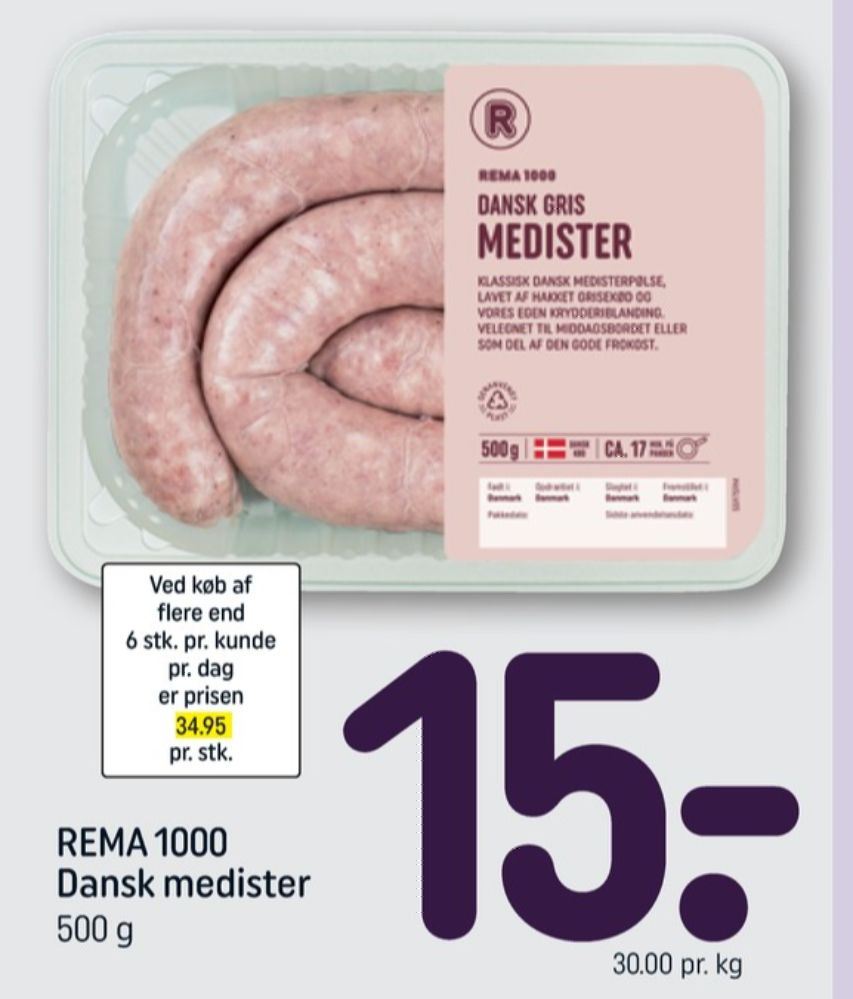 Rema 1000, Medister