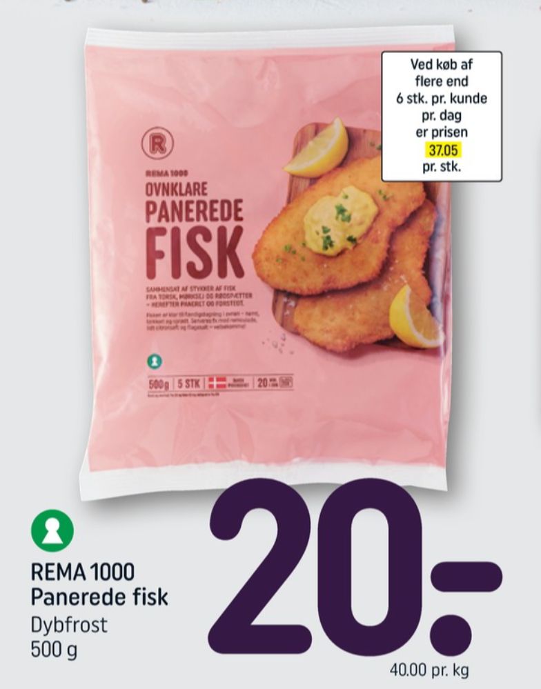 Rema 1000, Fiskefileter