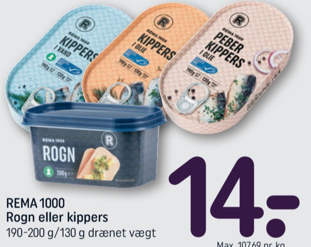 Rema 1000, Torskerogn