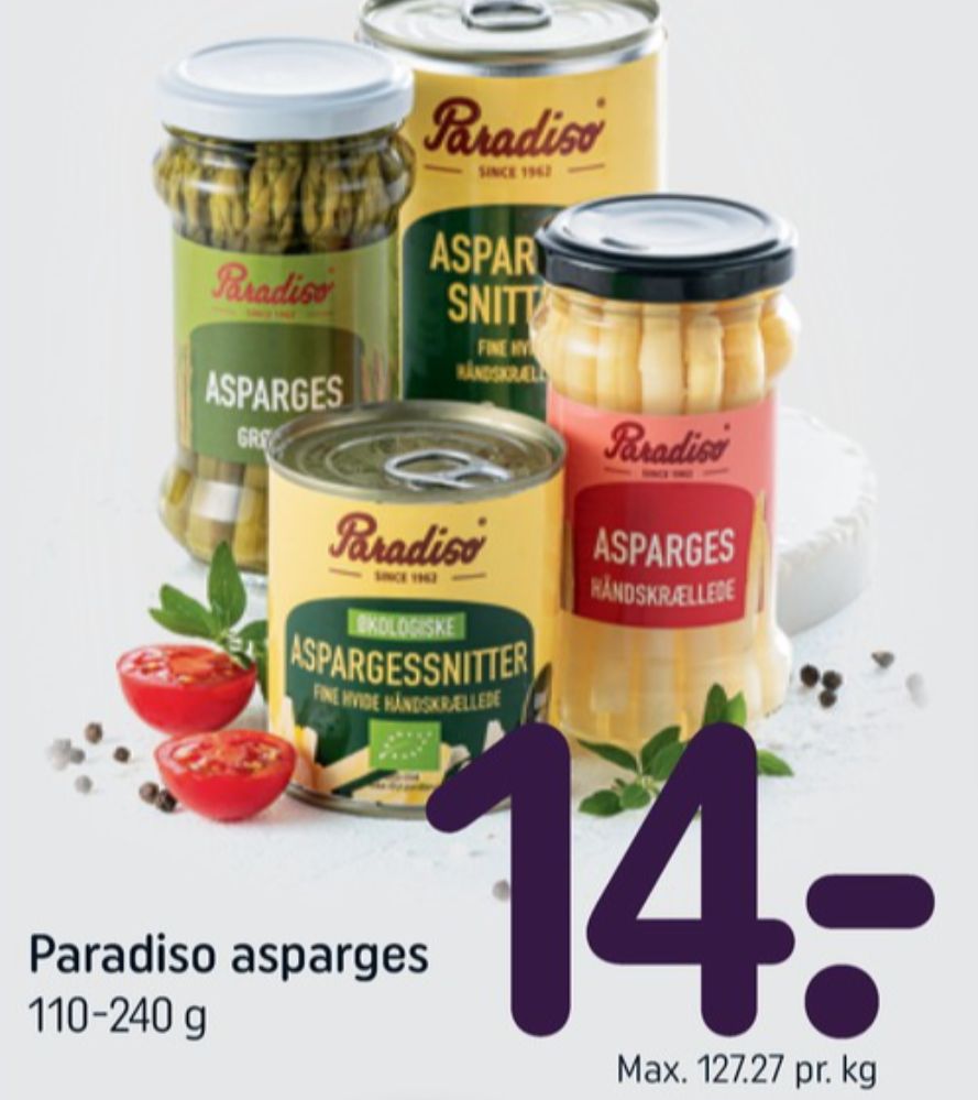 Paradiso, Asparges