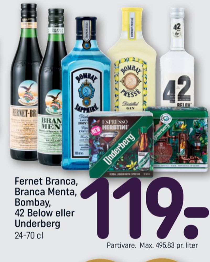 Underberg Espresso Herbtini, Bitter