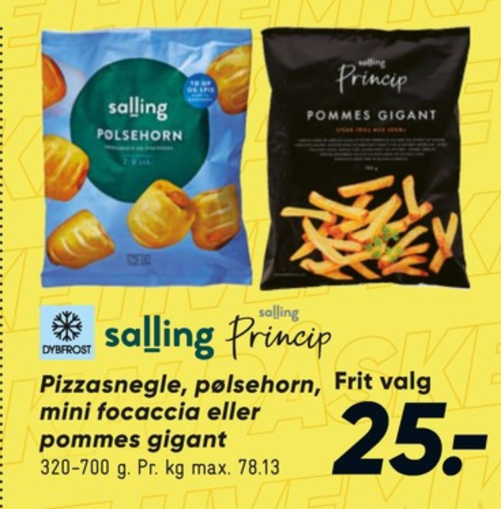 Salling Princip, Pommes Gigant