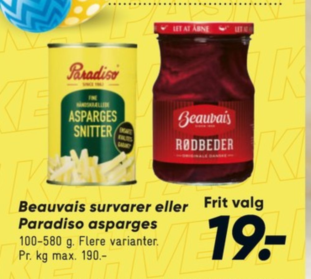 Paradiso, Aspargessnitter