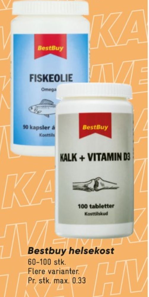 BestBuy, Kosttilskud