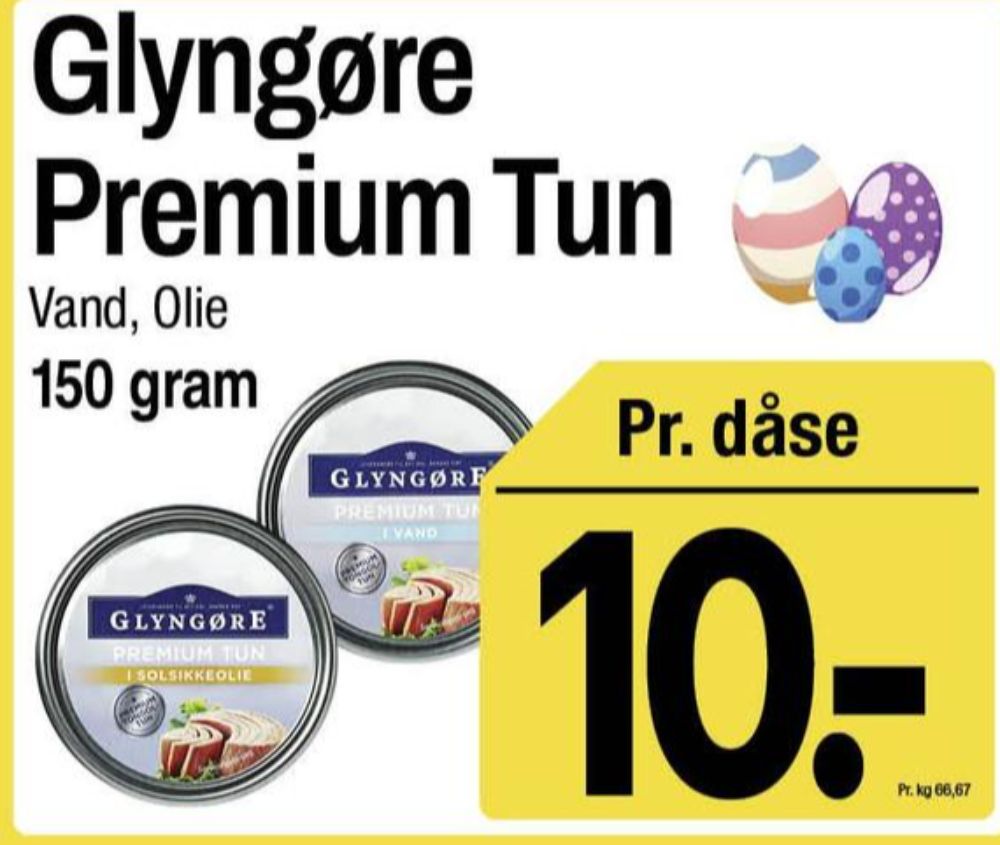 Glyngøre, Premium tun i solsikke olie