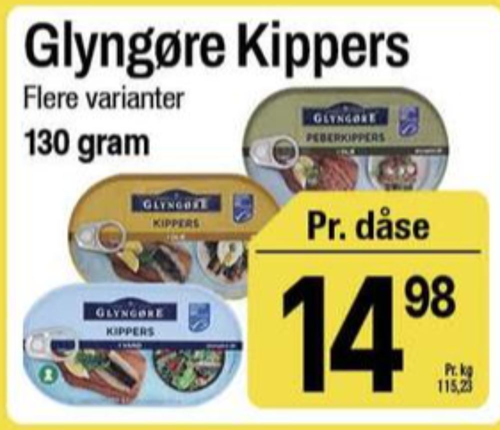 Glyngøre, Kippers i olie