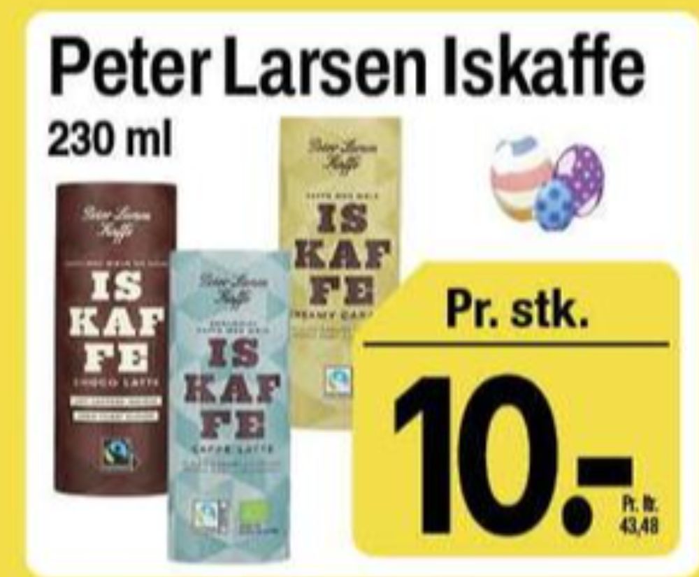 Peter Larsen, Iskaffe