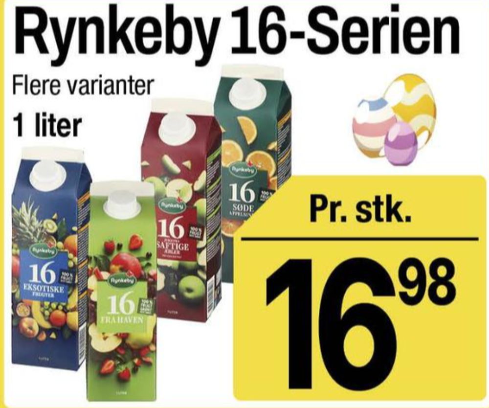 Rynkeby, 16 Eksotiske Frugter