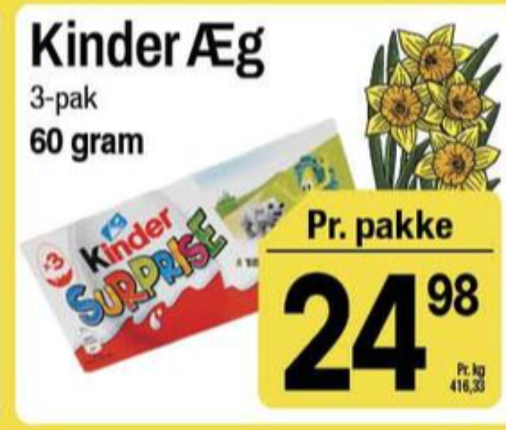 Kinder Surprise, Chokoladeæg