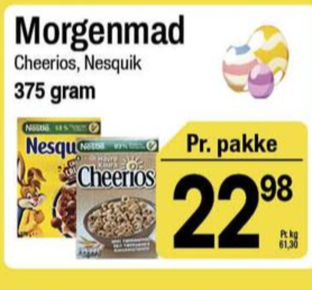 Nestlé Nesquik, Morgenmadsprodukt