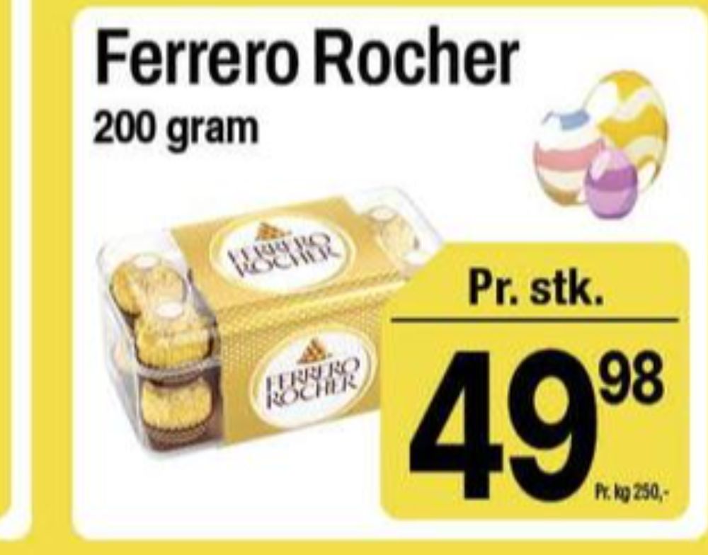 Ferrero Rocher, Dessertchokolade