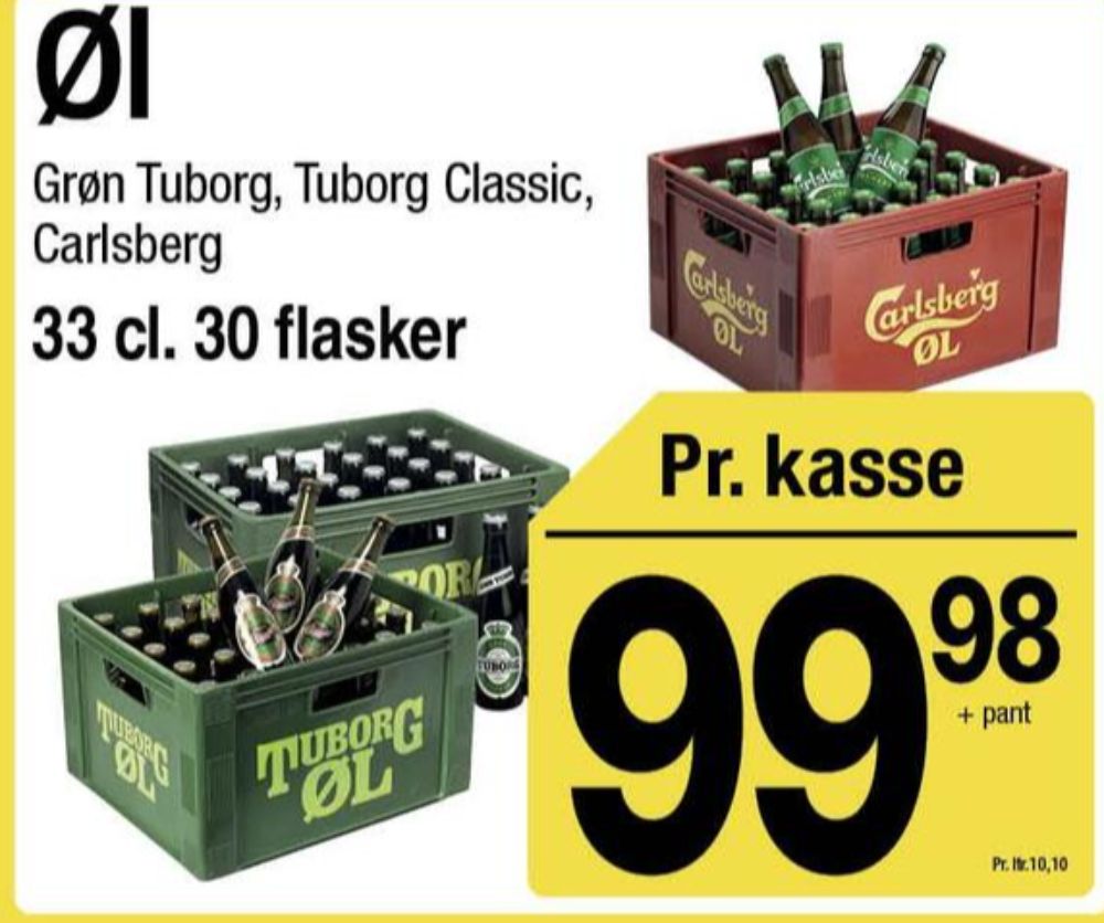 Tuborg Grøn, Øl