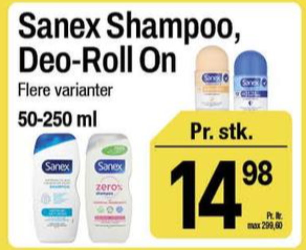 Sanex, Shampoo