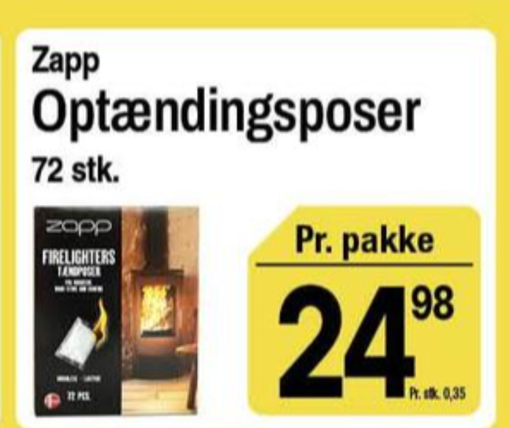 Zapp, Optændingsposer