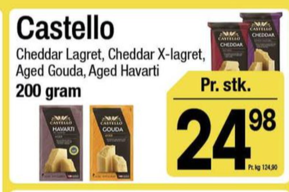 Castello, Cheddar Lagret