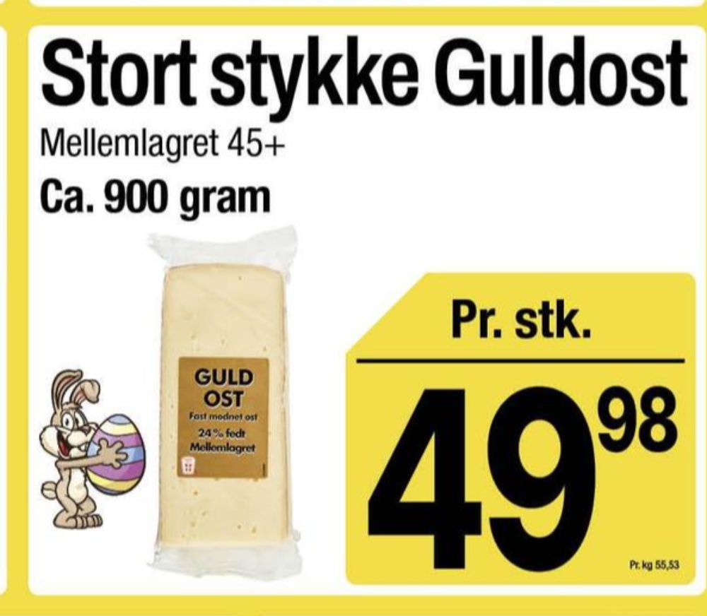 Skæreost Guld Mellemlagret