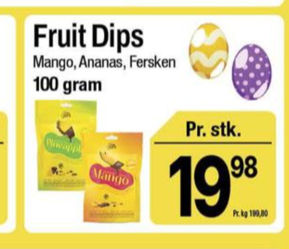 Fruit Dips, Pineapple