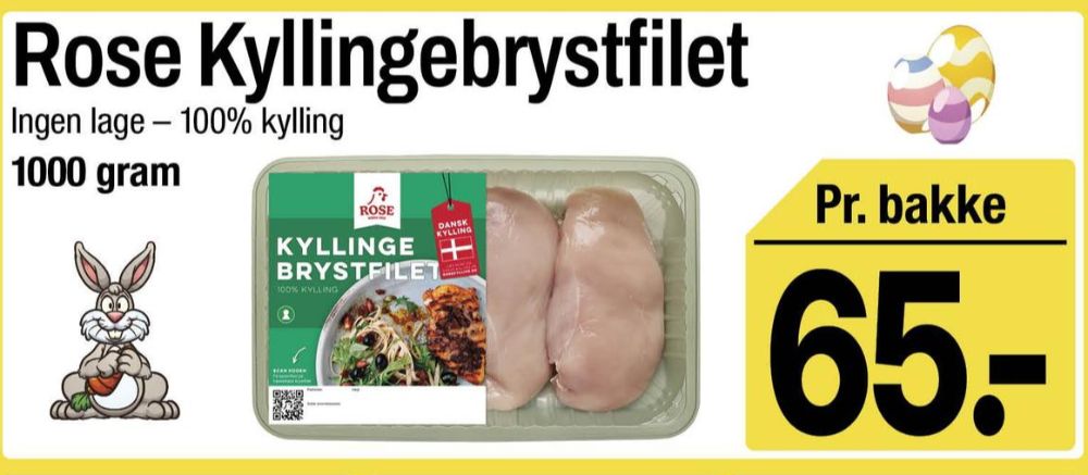 Rose, Kyllingebrystfilet