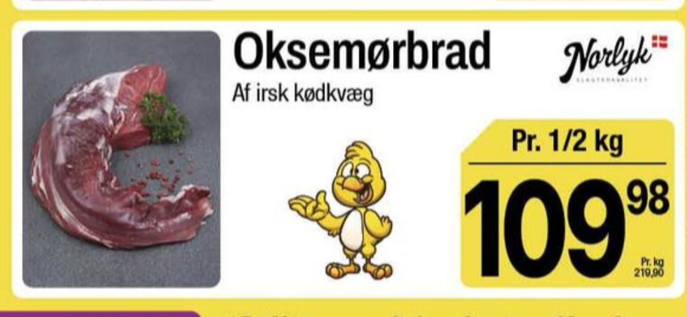 Norlyk Slagter, Oksemørbrad