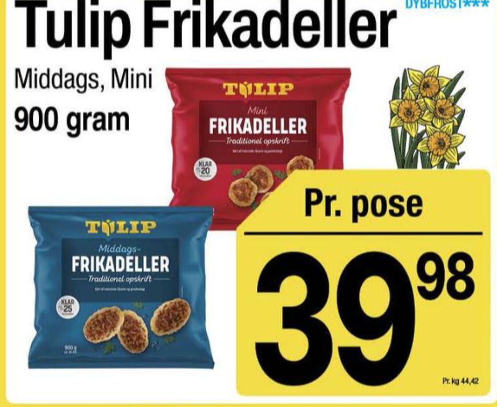 Tulip, Mini Frikadeller