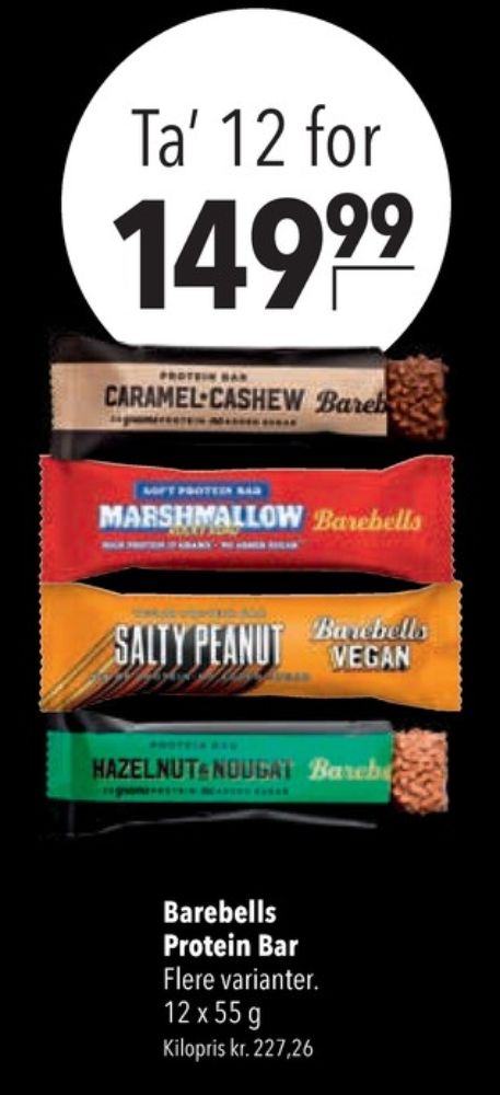 Barebells, Hazelnut & Nougat Proteinbar