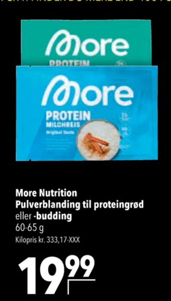 More Nutrition, Proteinpulver